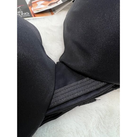 New Bali Size 36C One Smooth U Underwire Bra, Smoothing & Concealing Black - Picture 6 of 12